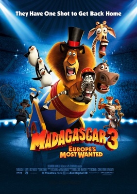 unknown Madagascar 3: Europe's Most Wanted movie poster