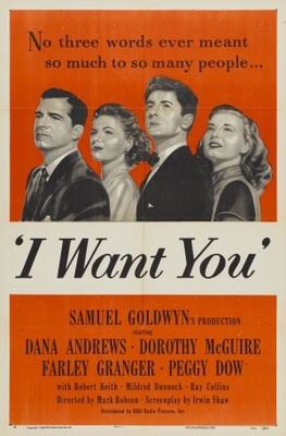 unknown I Want You movie poster