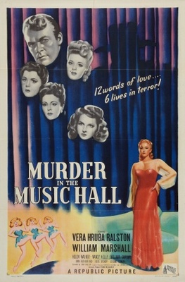 unknown Murder in the Music Hall movie poster