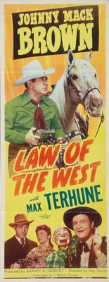 unknown Law of the West movie poster