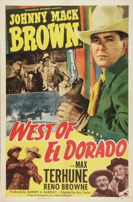 unknown West of El Dorado movie poster