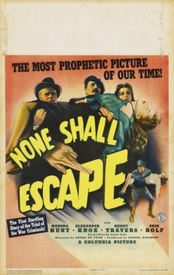 unknown None Shall Escape movie poster