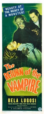 unknown The Return of the Vampire movie poster