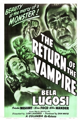 unknown The Return of the Vampire movie poster