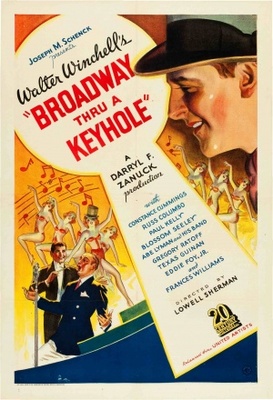 unknown Broadway Through a Keyhole movie poster