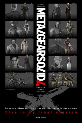 unknown Metal Gear Solid 4: Guns of the Patriots movie poster
