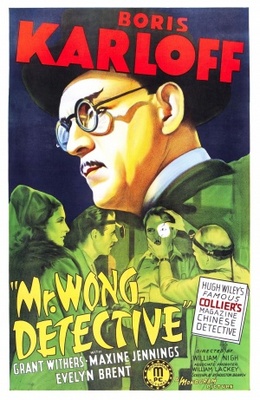 unknown Mr. Wong, Detective movie poster