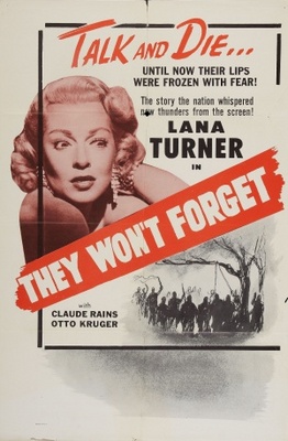 unknown They Won't Forget movie poster