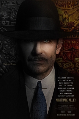 New Nightmare Alley Image Teases Bradley Cooper And Cate Blanchett In Guillermo Del Toro’s Dark Noir
