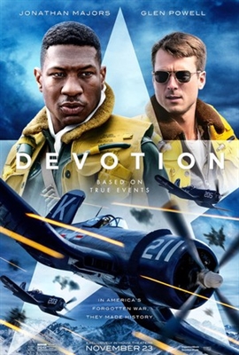 Jonathan Majors, Glen Powell and the Cast of ‘Devotion’ Salute the Movie’s Real-Life Heroes