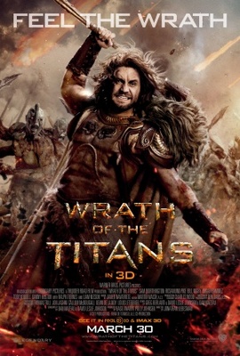 Wrath of the Titans Wooden Framed Poster