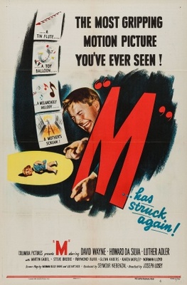 M Wooden Framed Poster