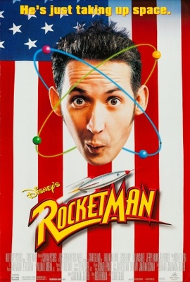 Rocket Man Wooden Framed Poster