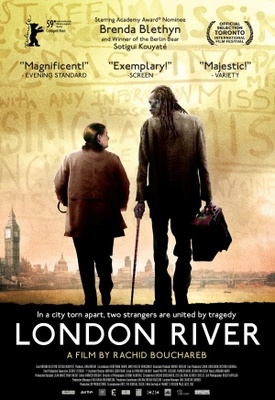 London River Wooden Framed Poster