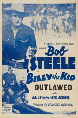Billy the Kid Outlawed Wooden Framed Poster