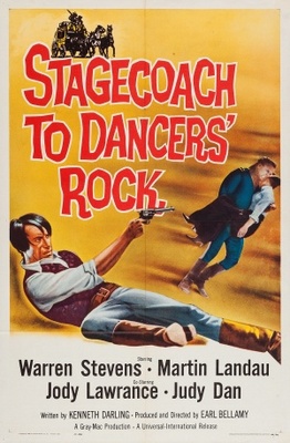 Stagecoach to Dancers' Rock Canvas Poster