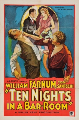 Ten Nights in a Barroom Wooden Framed Poster