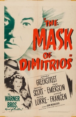 The Mask of Dimitrios Poster with Hanger