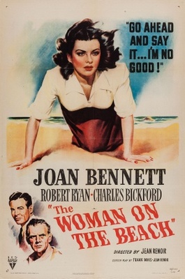The Woman on the Beach Canvas Poster