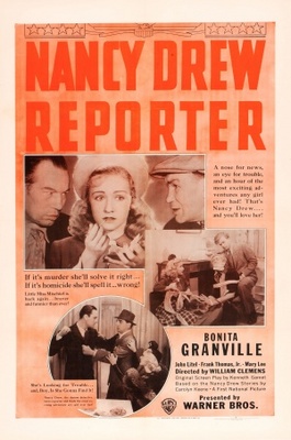 Nancy Drew... Reporter Metal Framed Poster