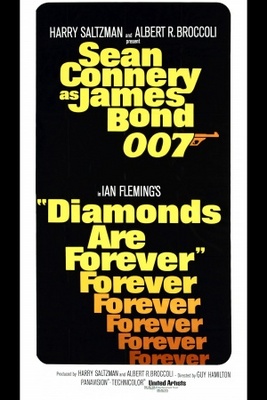 Diamonds Are Forever Metal Framed Poster