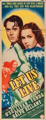 Let Us Live Poster with Hanger