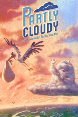 Partly Cloudy Poster with Hanger