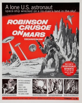Robinson Crusoe on Mars Wooden Framed Poster