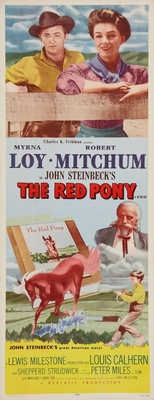 The Red Pony Metal Framed Poster