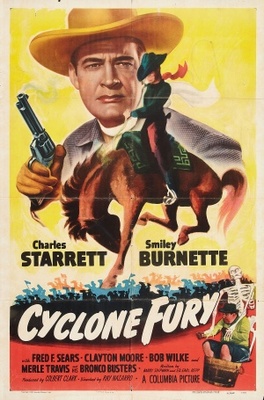 Cyclone Fury Wooden Framed Poster