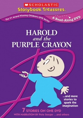 Harold and the Purple Crayon Wooden Framed Poster