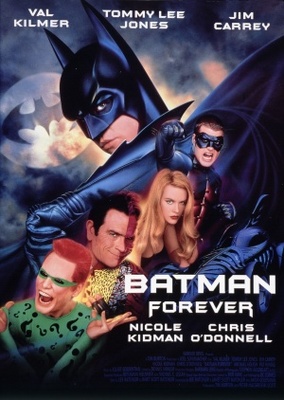 Batman Forever Wooden Framed Poster