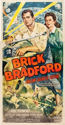 Brick Bradford Metal Framed Poster