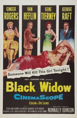 Black Widow Wooden Framed Poster