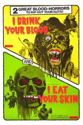 I Drink Your Blood Wooden Framed Poster