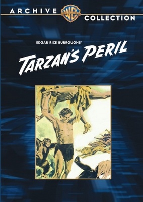 Tarzan's Peril Wooden Framed Poster
