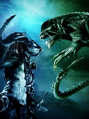 AVPR: Aliens vs Predator - Requiem Wood Print