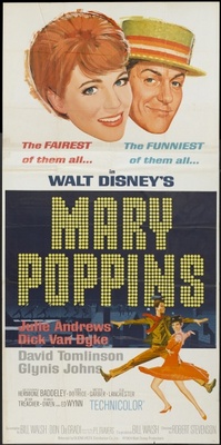 Mary Poppins Poster with Hanger