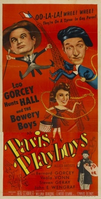 Paris Playboys Poster with Hanger