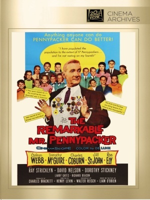 The Remarkable Mr. Pennypacker Metal Framed Poster