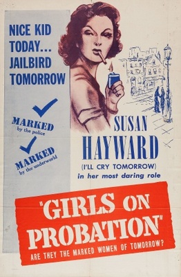 Girls on Probation Wooden Framed Poster