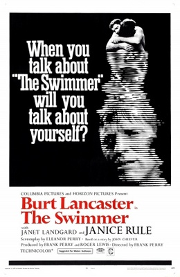The Swimmer Wooden Framed Poster