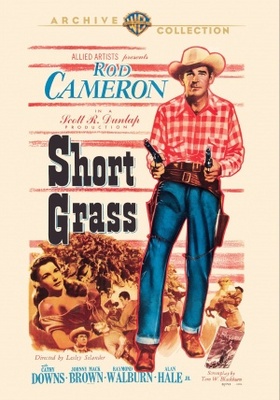 Short Grass Wooden Framed Poster
