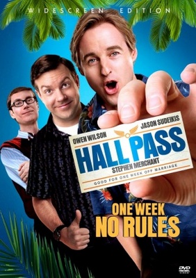 Hall Pass Poster with Hanger