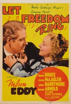 Let Freedom Ring Wooden Framed Poster