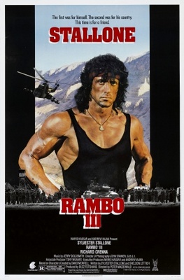 Rambo III Wooden Framed Poster