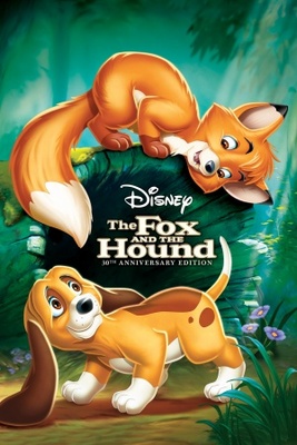The Fox and the Hound Wooden Framed Poster