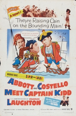 Abbott and Costello Meet Captain Kidd Wooden Framed Poster