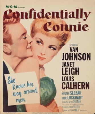 Confidentially Connie Canvas Poster