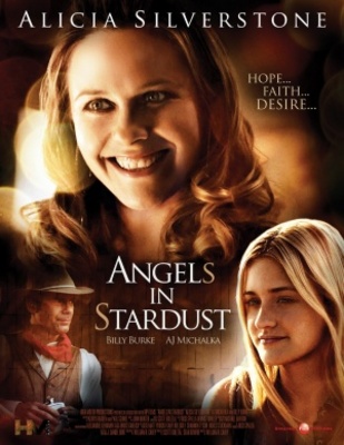 Angels in Stardust Wooden Framed Poster